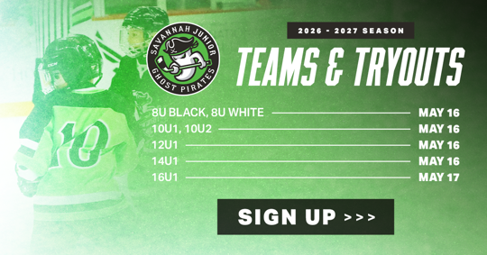 Jr. Ghost Pirates Tryouts